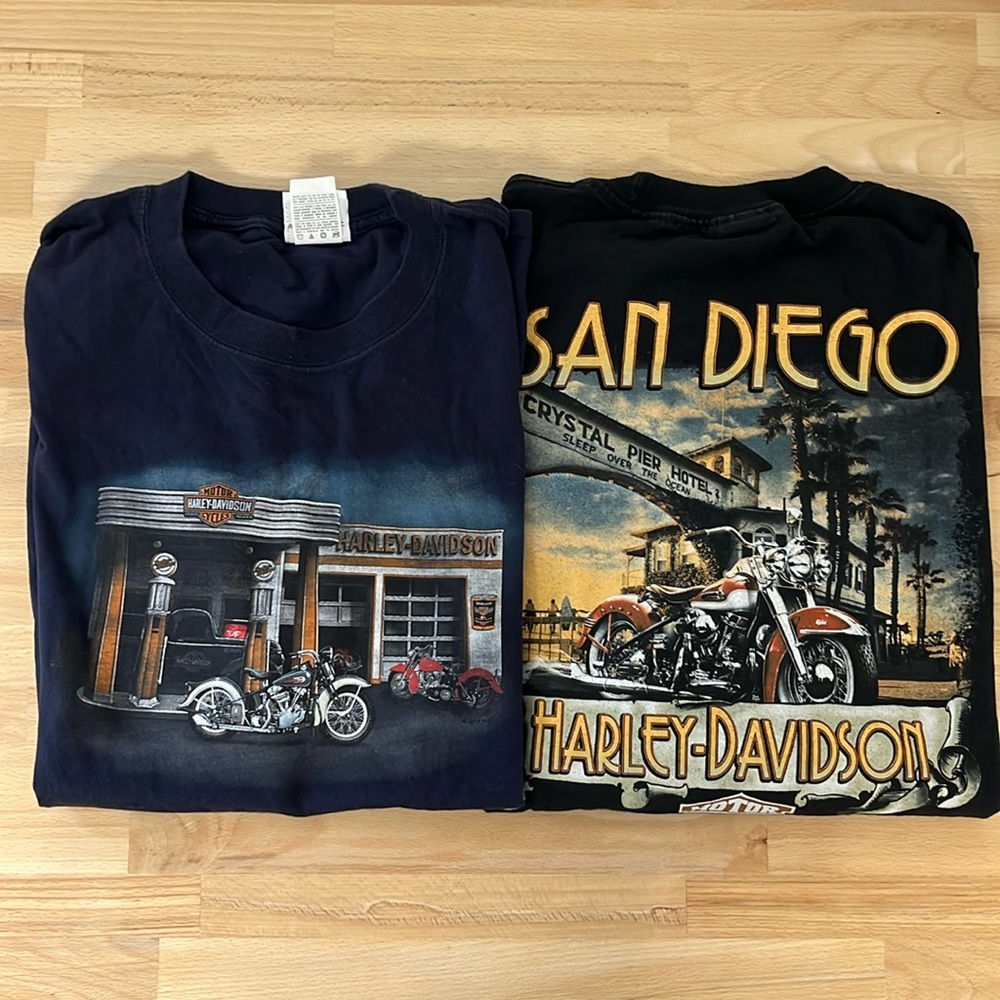 Harley Davidson Tee Shirt Bundle Size XL